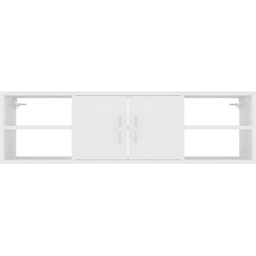 vidaXL Zidna polica bijela 102 x 30 x 29 cm od iverice Cijene
