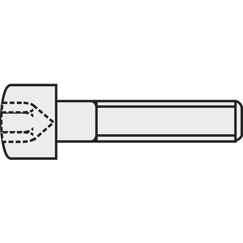 Toolcraft 839665 vijci s cilindričnom glavom M2.5 12 mm unutarnji &scaron;esterostrani DIN 912 čelik 20 St. Cijene