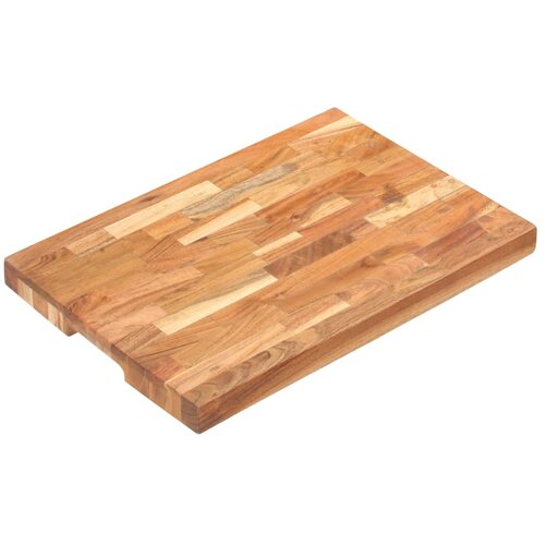 vidaXL Daska za rezanje 50 x 35 x 4 cm od masivnog bagremovog drva Cijene