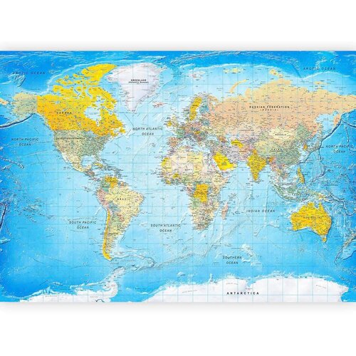 Artgeist Foto tapeta - World Classic Map 150x105 Standard Cene