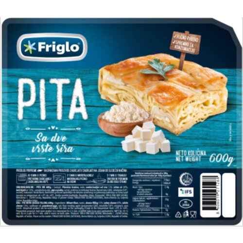 FRIGLO pita sa sirom 600g Cene