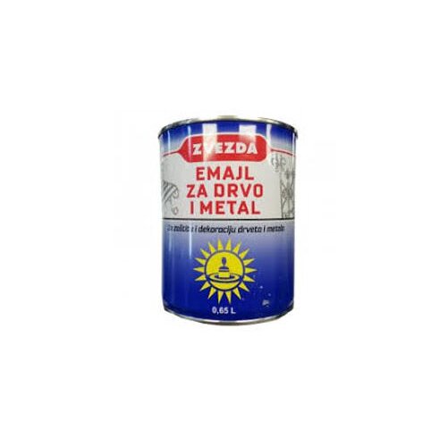 Zvezda emajl za drvo i metal 0,65l sivi Cene
