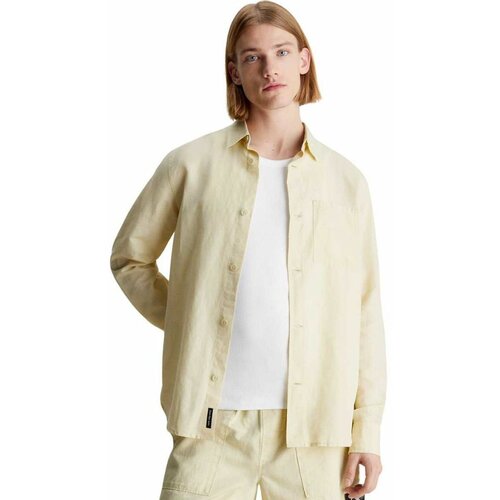 Calvin Klein svetložuta muška košulja CKJ30J325172-LFU Slike