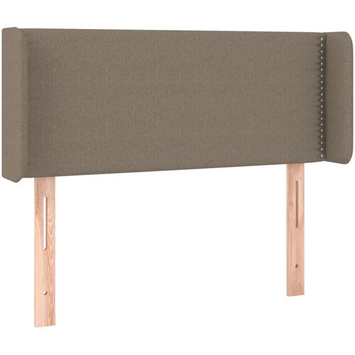 Maison Chic Posteljno vzglavje - Vzglavna omarica - Nočna omarica z u&amp;scaron;esi taupe 93x16x78/88 cm blago, (21708403) Slike