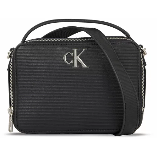 Calvin Klein Jeans Ročna torba Minimal Monogram Camera Bag18 T K60K611222 Black BDS
