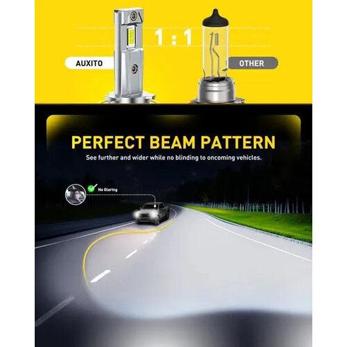 Auxito H11 LED sijalice 6500K 13000lm CANBUS H8 H9 H11 DD-M6S-H11 Cene