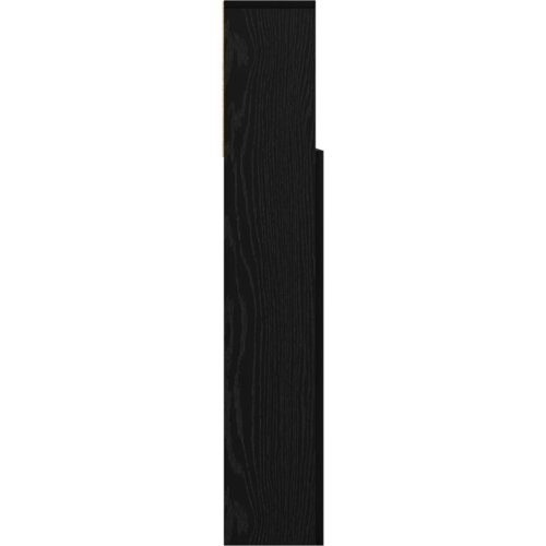 vidaXL Posteljna glava Črni hrast 100 x 19 x 103.5 cm Konstruiran les Cene