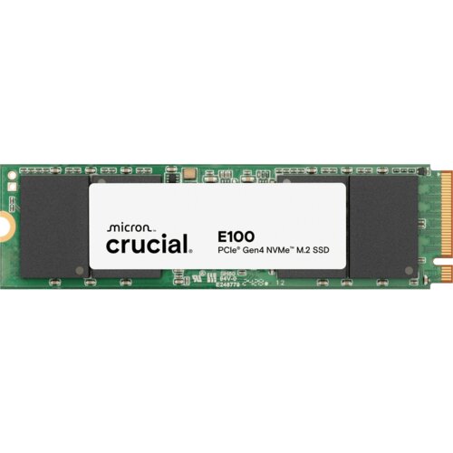 Crucial SSD E100 1TB NVMe M.23,5000/4500 MB/s,PCIe Gen 4 x4 Cijene