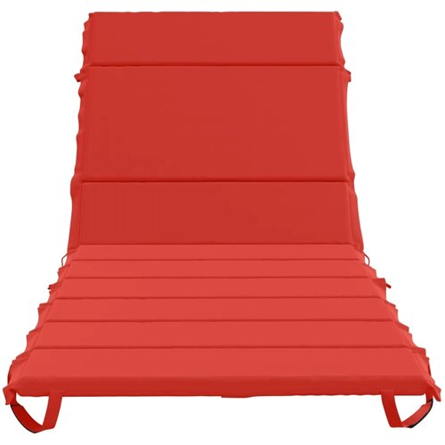  Jastučić za ležaljku GEMERT 100% poliester Crvena - Crvena 200 x 70 x 3 cm Poliester Slike