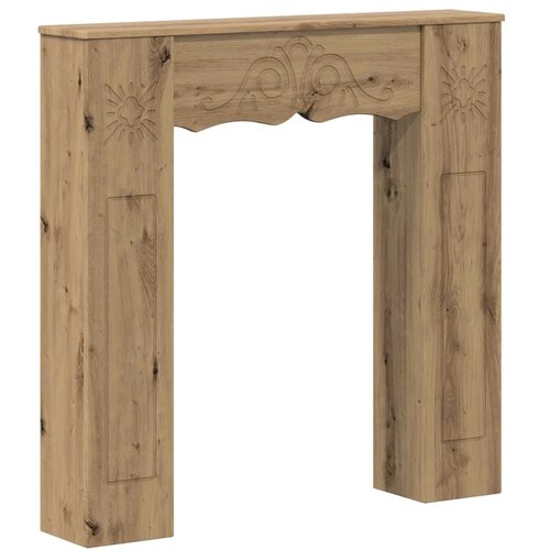  Okvir za kamin Hrast artisan 102 x 20 x 102 cm - Hrast artisan Cene