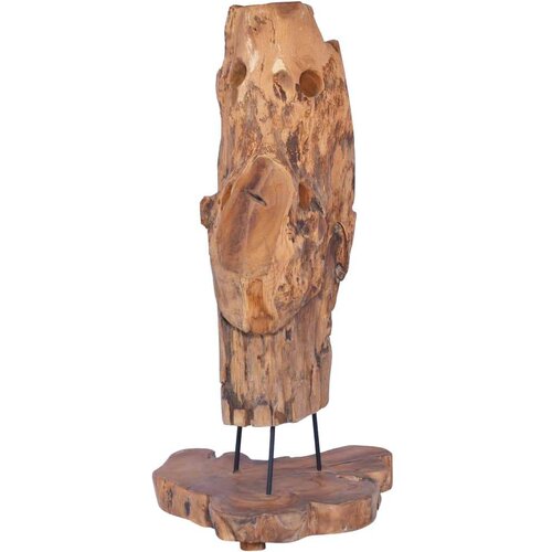 VidaXL Stalak za vino za 8 boca 40 x 30 x 80 cm od masivne tikovine Slike
