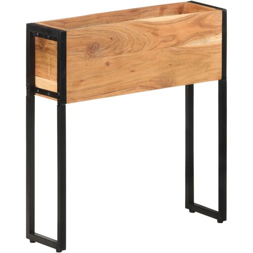  Posuda za sadnju 60 x 20 x 68 cm od masivnog bagremovog drva Slike