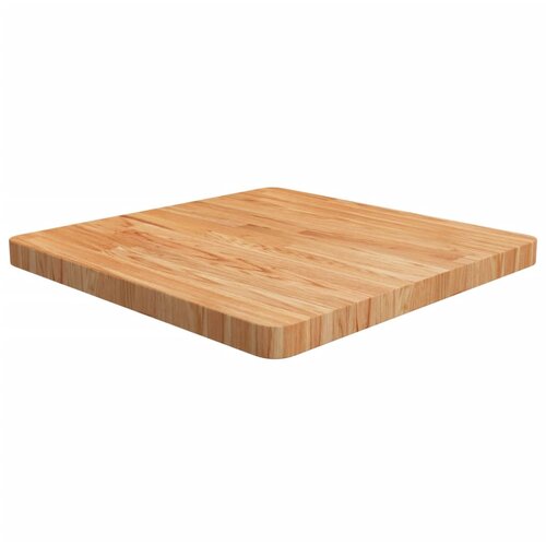vidaXL Kvadratna mizna plošča svetlo rjava 60x60x4 cm trdna hrastovina Cene