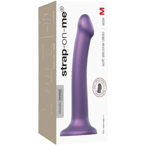 Strap-On-Me Dildo Metallic Shine Purple, medium Slike