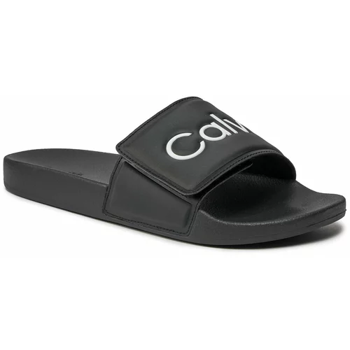 Calvin Klein Natikače s potpeticom crna / bijela