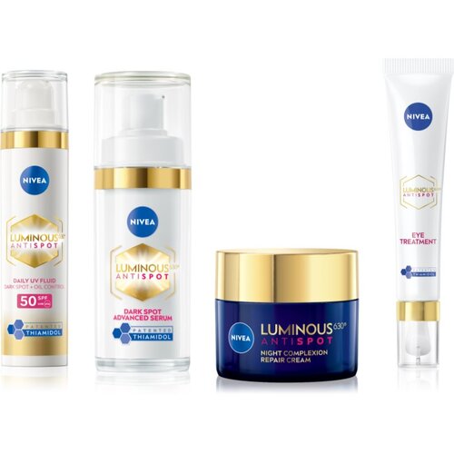 Nivea Luminous set za posvetlitev in zgladitev kože Slike