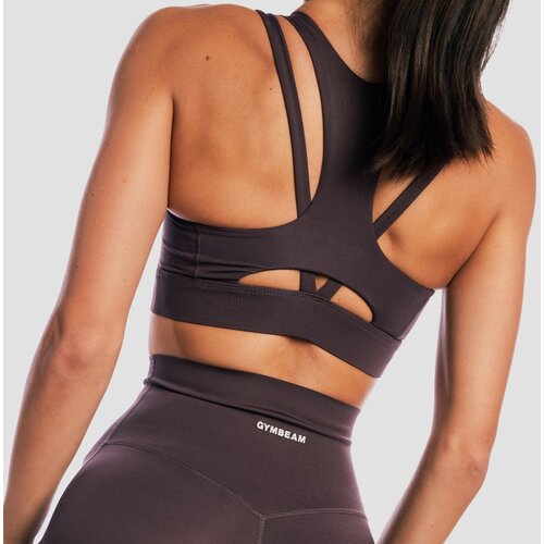 GymBeam aura sports bra tee brown Slike