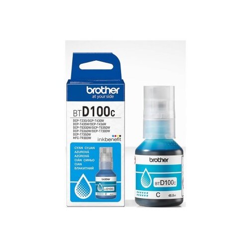 Brother Kartu&amp;scaron;a D100C, cyan, 5.000 strani DCP-Tx30, DCP-Tx35, DCP-Tx36 MFC-T930DW Slike