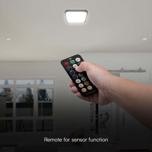  LED kupatilsko stropno svetlo sa senzorom LED/18W/230V 4000K IP44 crno Slike