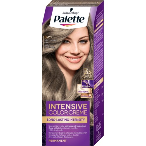 Schwarzkopf Palette Intensive Color Creme permanentna barva za lase odtenek 8-21 Ashy Light Blond Cene