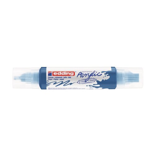 Edding akrilni marker E-5400 double-liner sa dva vrha plava ( 12MA54E ) Cene