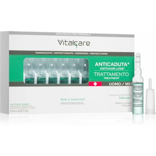 Vitalcare Professional Anti-Hair Loss ampule proti izpadanju las za moške 10x6 ml