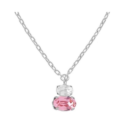Victoria Cruz gemma pink ogrlica sa swarovski kristalima ( a4512-26hg ) Slike