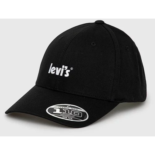 Levi's Kapa boja: crna, s aplikacijom