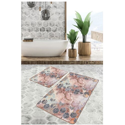 Mila Home Žametne kopalni&amp;scaron;ke preproge v kompletu 2 ks 60x100 cm &amp;ndash; Slike