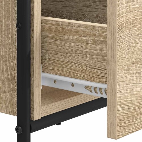 Stol s pohranom Hrast sonoma 120 x 50 x 75 cm Slike
