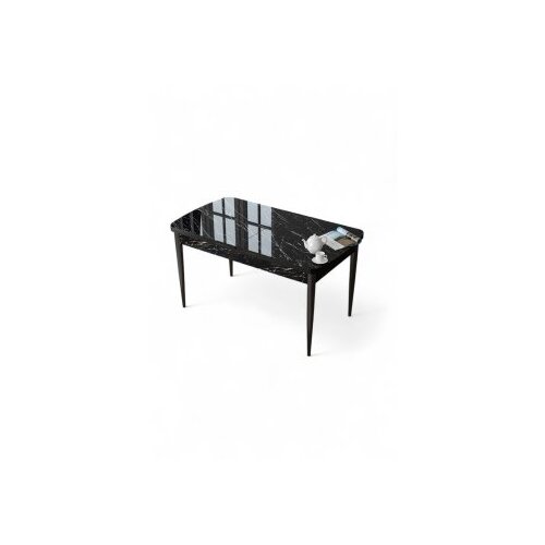 Hanah home Trpezarijski sto Zen Black Marble Black Slike