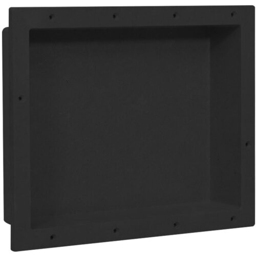 vidaXL Niša za tuš mat crna 41 x 51 x 10 cm Cene