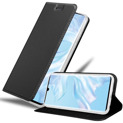 Cadorabo Ohi&scaron;je, združljivo z Huawei P30 PRO v klasična črna - Za&scaron;čitni ovitek z magnetnim zapiranjem, stoječo funkcijo in režo za kartice, (20558826) Cene