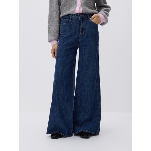 Reserved Wide leg traperice - plavo Cijene