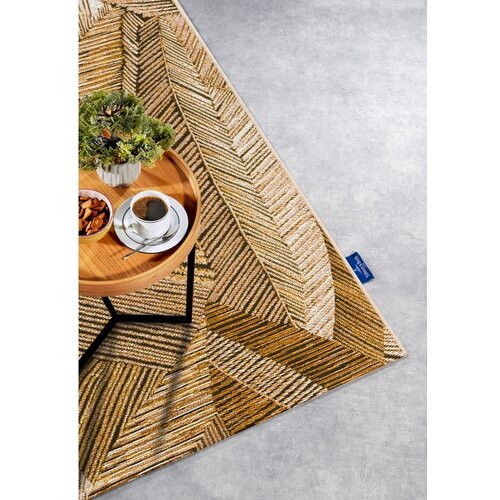 Villeroy &amp;amp; Boch Zunanja preproga v zlati barvi 200x285 cm Eugene &amp;ndash; Slike