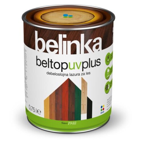 Belinka Debeloslojna lazura za les BELTOP UV PLUS (750 ml, platinum siva, št.30) Cene