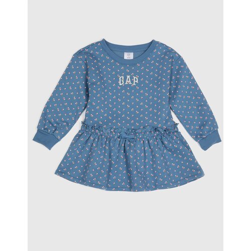 GAP Baby Sweatshirt Dress with Logo - Girls Slike