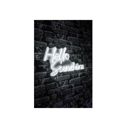 WALLXPERT dekorativna plastična led rasveta hello sunshine white Slike