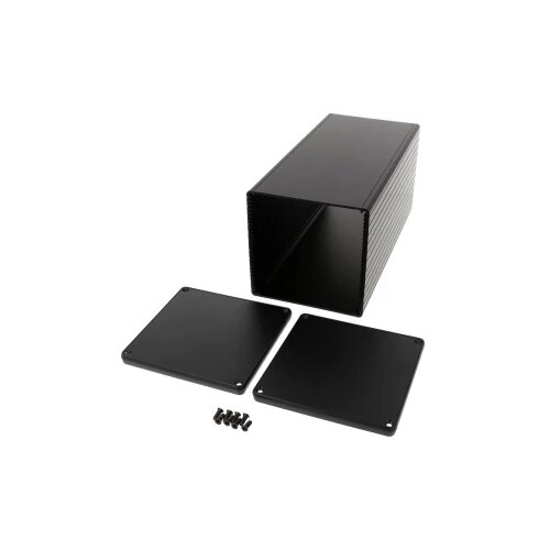 Hammond Electronics 1455NS2202BK univerzalno kući&amp;scaron;te aluminij ekstrudirani crna 1 St. Slike
