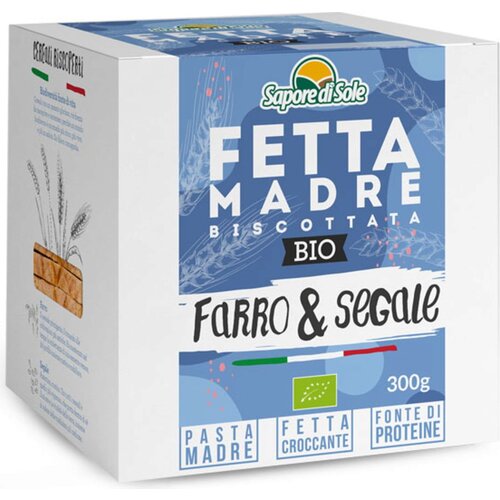 Sapore di Sole Bio prepečenec FettaMadre - s pirino in rženo moko - 300 g Slike