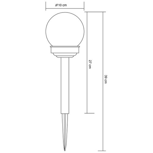 Globo 33699-12 - LED solarna lampa LED/1,2V IP44 Slike