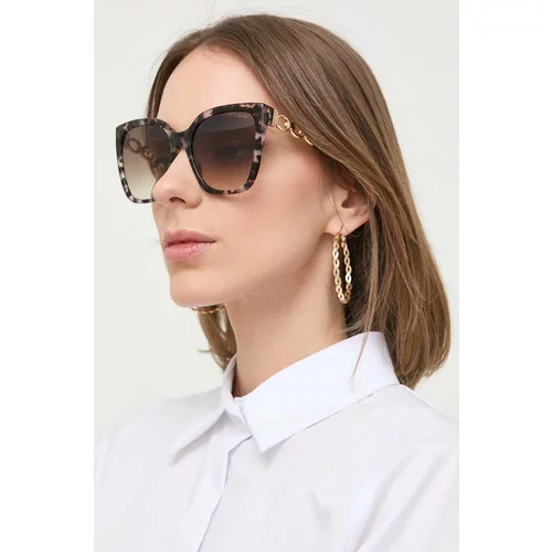 Moschino Sunčane naočale za žene, boja: smeđa