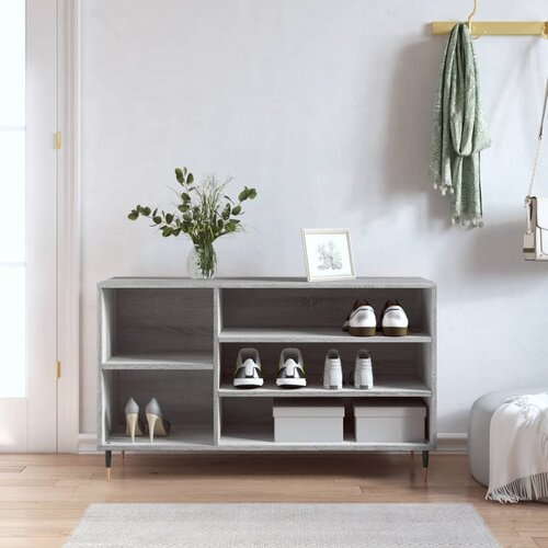 vidaXL Omarica za čevlje siva sonoma 102x36x60 cm inženirski les Cene