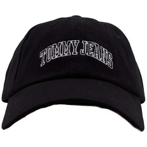 Tommy Jeans TJW VARSITY CAP Crna