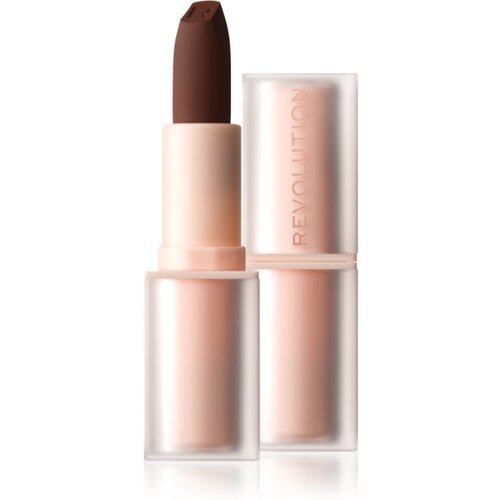 Makeup Revolution Lip Allure Soft Satin Lipstick kremasta šminka s satenastim zaključkom odtenek Stiletto Brown 3,2 g Cene