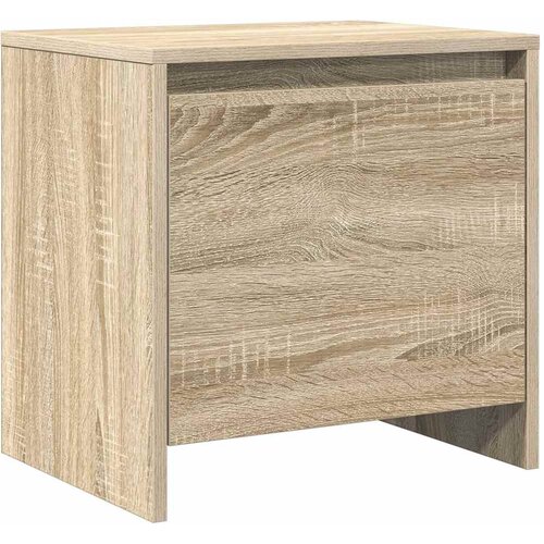  Noćni ormarići 2 kom boja hrasta sonome 45x34x44,5 cm drveni Bež Slike
