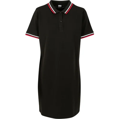 Urban Classics Women's Polo Dress, Black