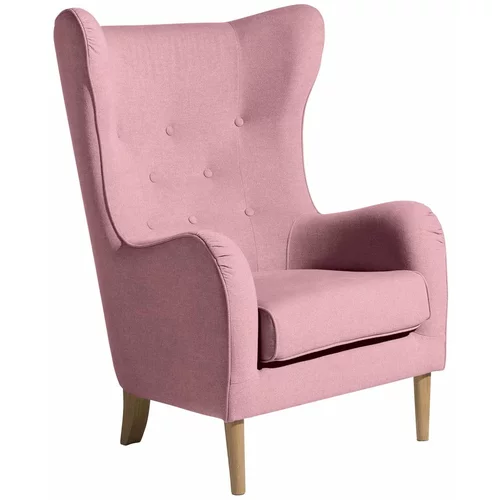 Max Winzer ružičasta fotelja Miriam