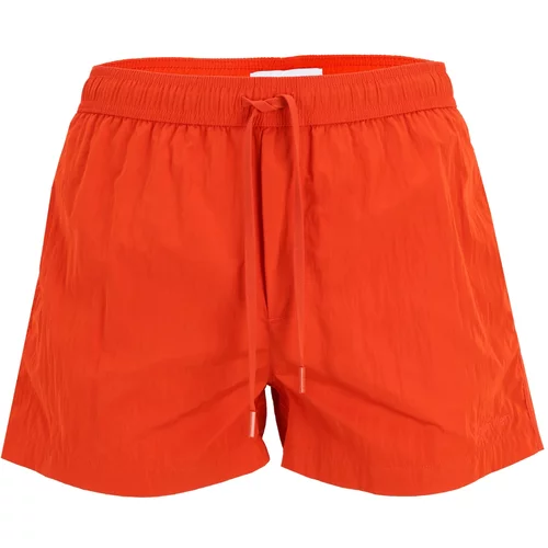 Calvin Klein Swimwear Kratke kopalne hlače oranžno rdeča