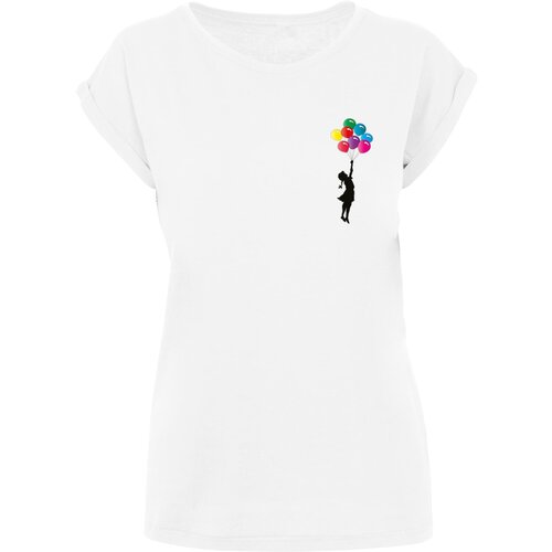 Merchcode Ladies Women's Floating Away T-Shirt White Cene